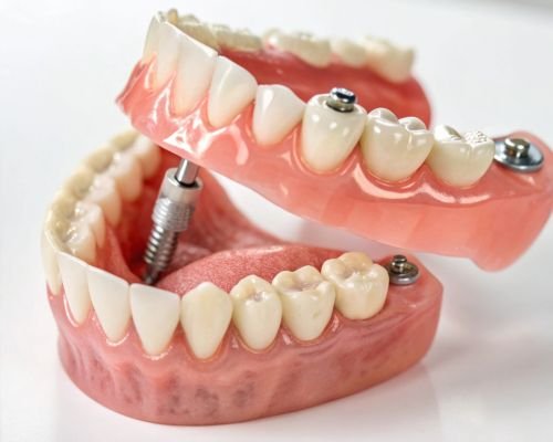 Denture and bridge